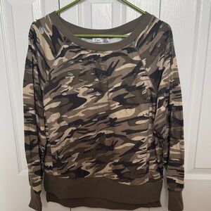 Dex Brown Camouflage Sweatshirt